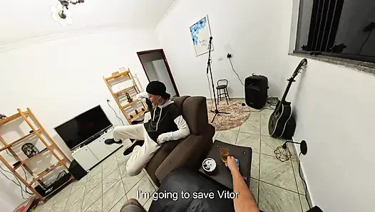 Tetangga lesbian mengambil kontol di memeknya sampai muncrat.