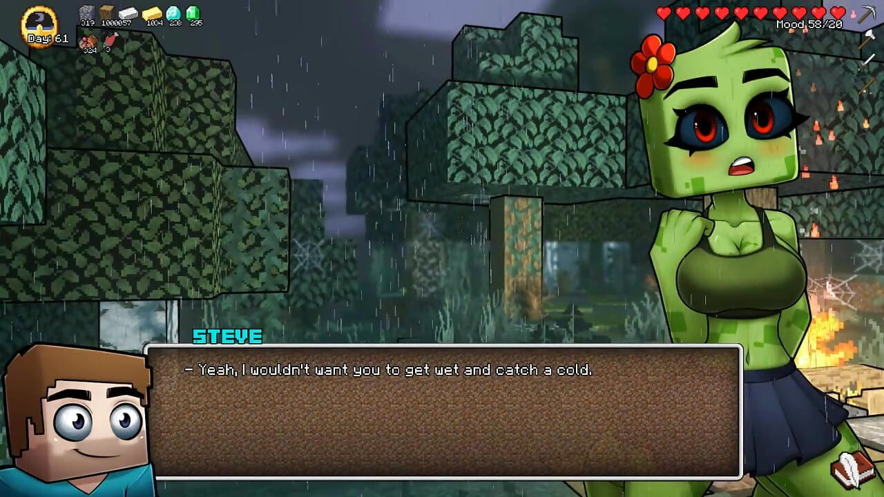 Minecraft geiles handwerk - teil 21 - creeper geiles cowgirl-schätzchen von Loveskysanhentai