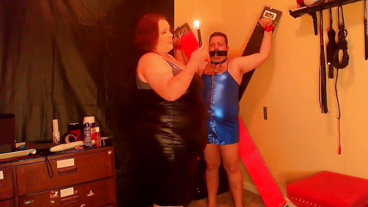 Mistress M and sissy slave 2