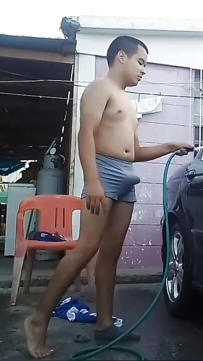Jesus in excited boxer