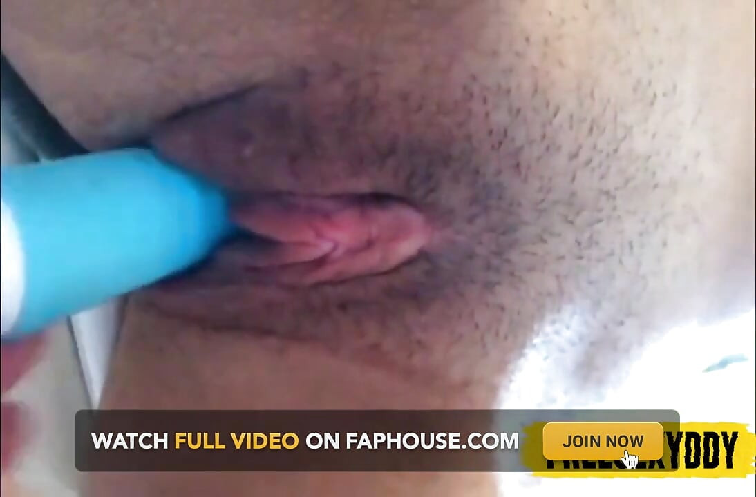 Brand New Pussy Masturbating with Brush