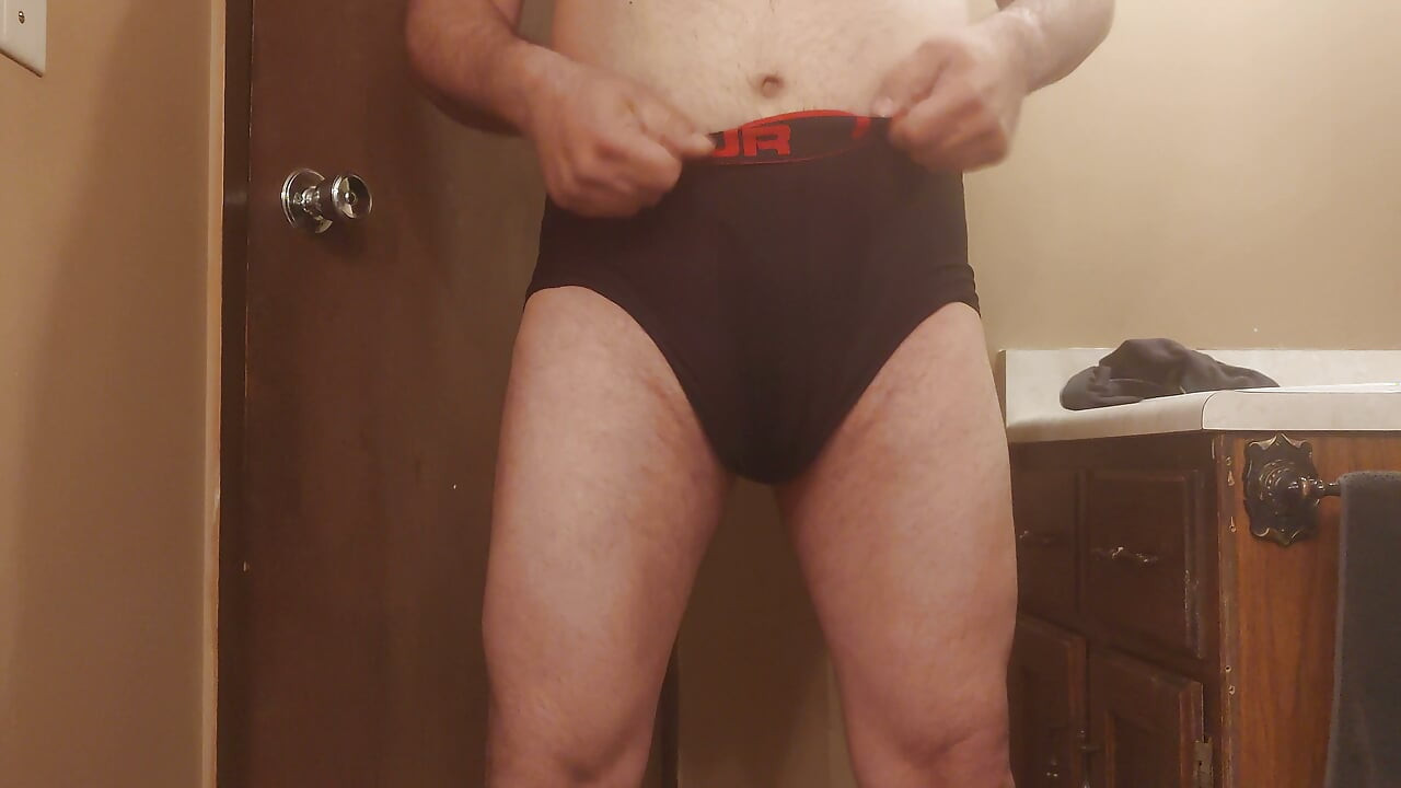 David Oliver Masturbates and Ejaculates in  another pair of boxers