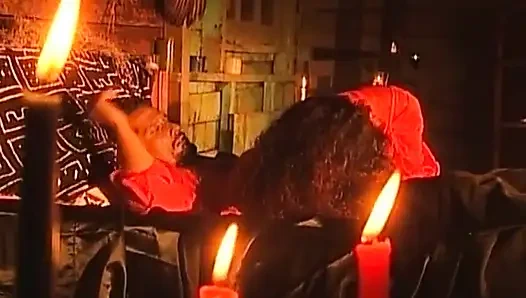Sensual Wax Play with Hot Brunette