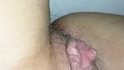 It ends on her nipples, a long time for viewing
