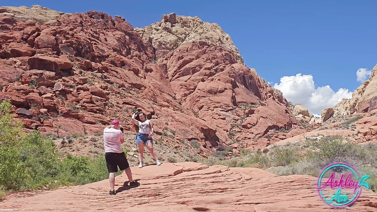 Sessão de fotos nos bastidores - Ashley no Red Rock Canyon