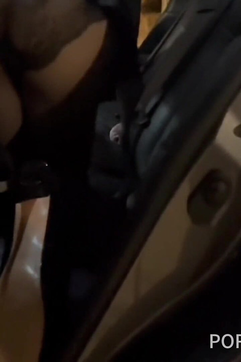 Stunningly Beautiful, Sexy, and Submissive Wife in Stockings and High Heels-flashing, Car Sex, and Internal Ejaculation.