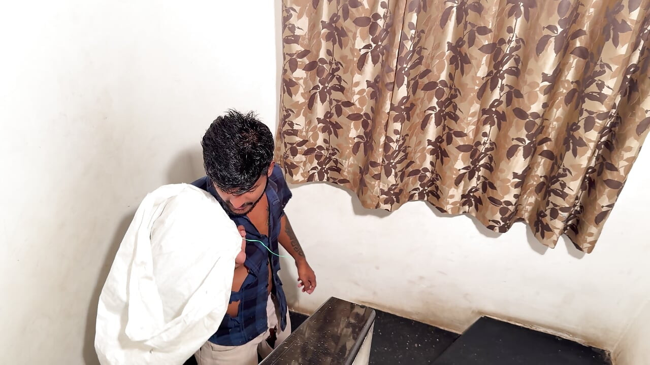 The beggar saw an open house, went inside, saw Aksha taking a bath and had sex with her.