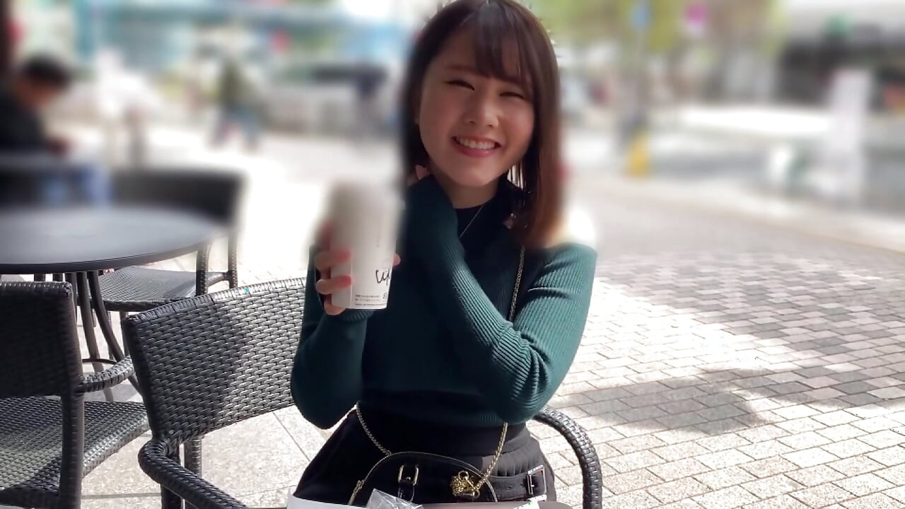 A154F01 Watching a busty girl with a cheerful smile in a private shoot on a matching app, with a sexy orgasm