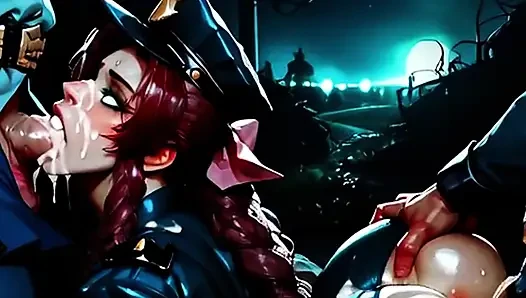 Police Realize "Violence Isn't The Answer" and start sucking and fucking...