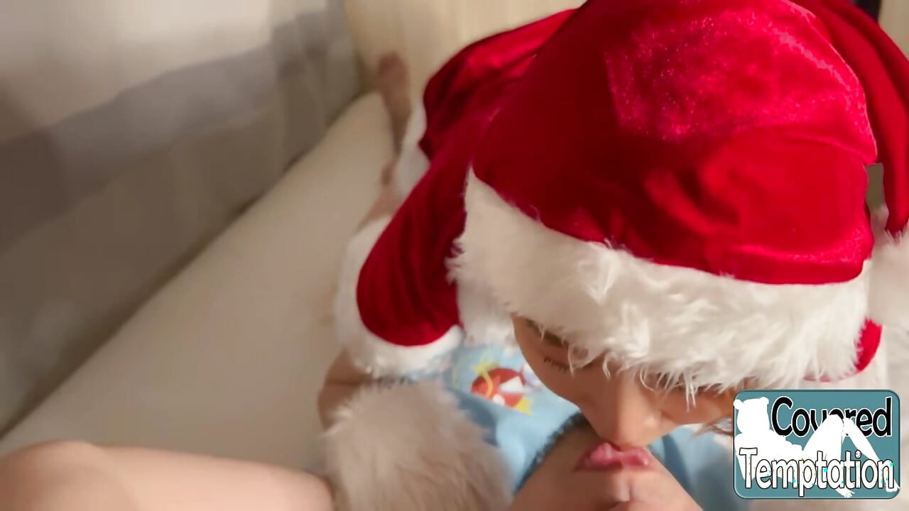 Cutest Santa Girl Comes in to Say Hello. Sweet Greetings, Festive Vibes, Hearts Racing!