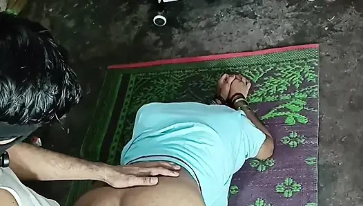 Big younger sucks cock in doggy style