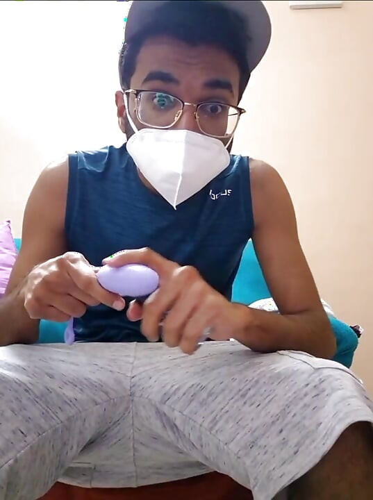 Desi handsome indian webcam anal toy fucks the piss out of him uncontrollably pissing in underwear and cumshot bottomless naked