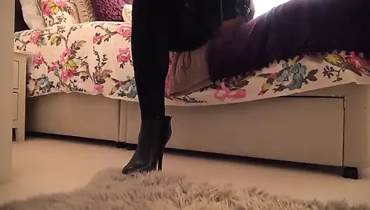 Horny brunette stepmom wants to fuck hard on stepson's dick