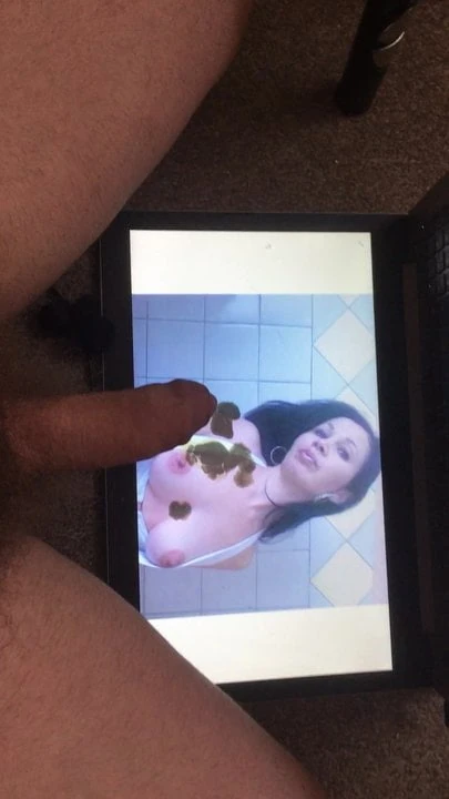 Sperma hyllning för en härlig dam