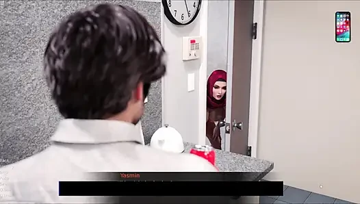 Yasmin gavat kocasının önünde bir grup yabancı adam tarafından sikiliyor
