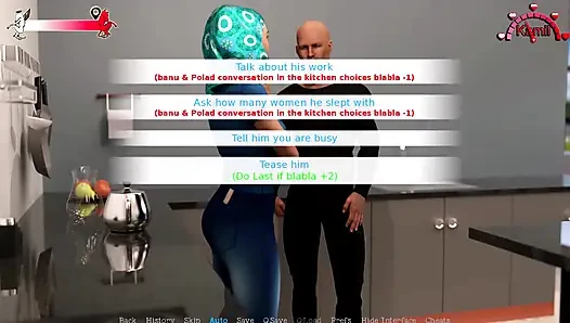 Life in the middle east #13 - Hicran and Banu had a moment, Turan played with Banu's pussy, Murat fucked Banu