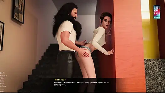 Esra в Стамбуле 5 Esra трахнули многие мужчины, разговаривая с ее бойфрендом, не подозревая