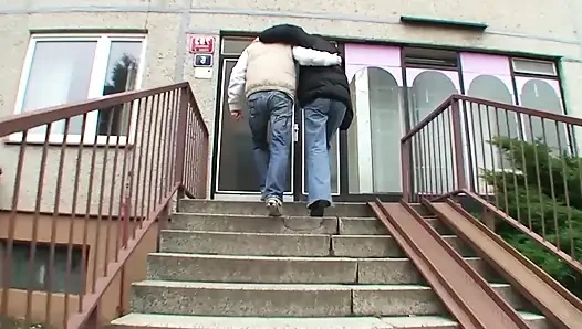 Büyük memeli Alman anne