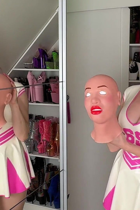Trying New Female Mask