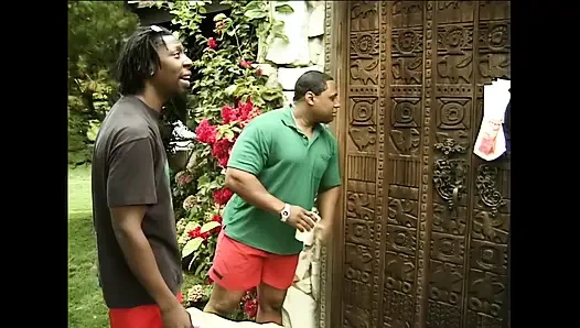 Workout on the Beach with Huge Cocks to Lick