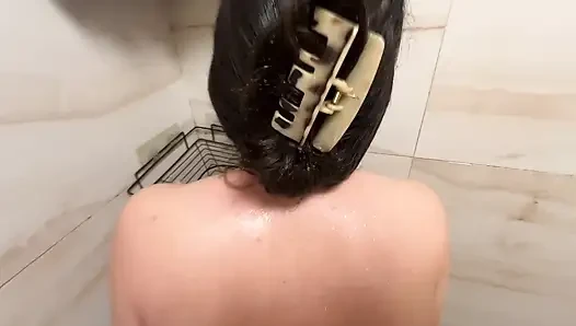 Wife fucked while taking a shower