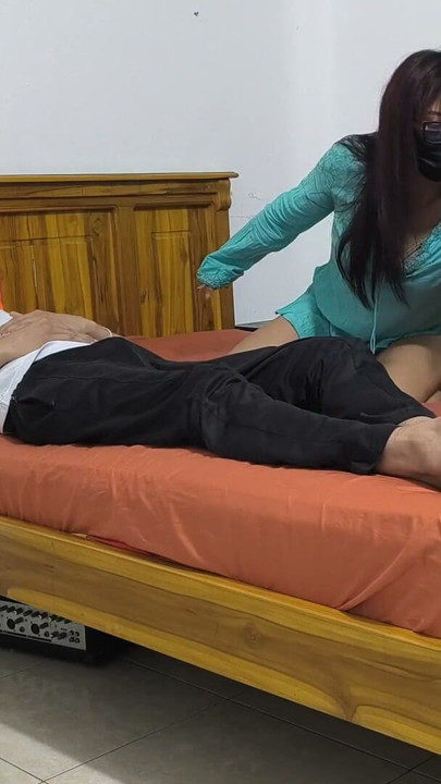 The wife masturbates because her husband doesn't fuck her after work. | Clip 1