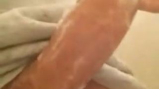Long soapy cock ready to fuck!