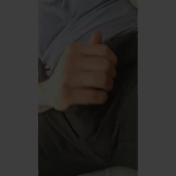 Playing with my cock in suit pants, then stripping and drenching my t-shirt in cum