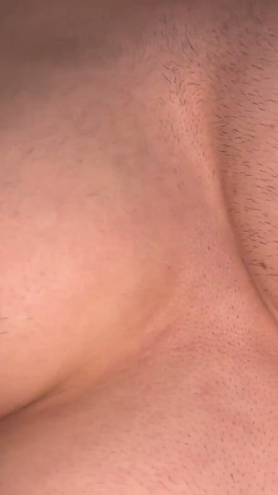 Chubby Fat Playing With My Big Huge Tits Man Boobs Fetish | Clip 1