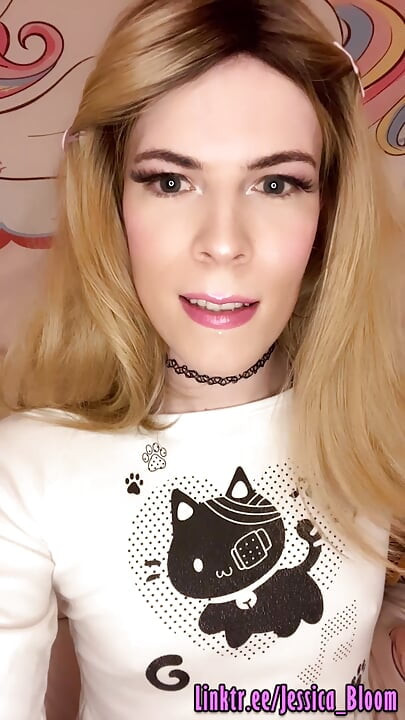 Your Hot Trans Step-Daughter Jerks off And Cums into Her Own Mouth For You