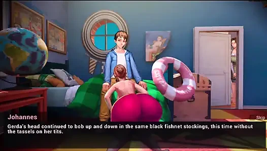 Taffy Tales #27 - sara nyepong kontol johannes... Priscilla dan johannes pergi ke bioskop... Johannes ngentot Sama Gerda.