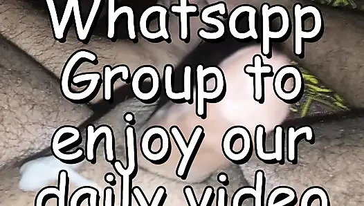 Сана на 8-м месяце беременности делает минет в нижнем белье с розовым лифчиком, часть 2