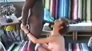 white wife takes  black cock