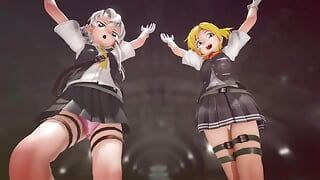 Mmd r-18 - anime - chicas sexy bailando - clip 249