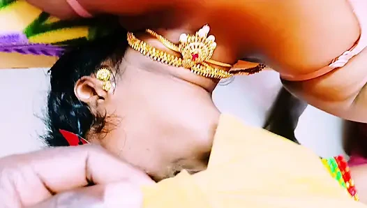 Desi hausfrau mit Swamiji Hordcore Ficken. Telugu dirtytalk.