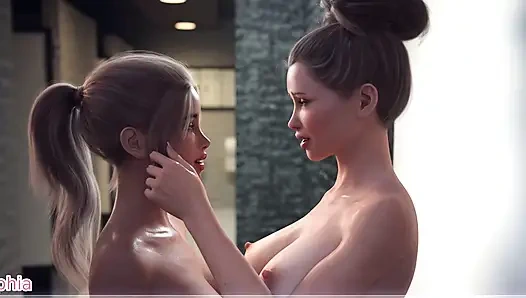 Bir evli kadın ve üvey anne gerçek sikişiyor Sophia Greeily Ellie'nin amını yalıyor ve tüm meyve sularını d