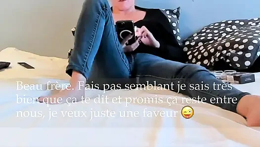 Kakak ipar saya meniduri saya, saya melepas kondom sehingga dia bisa menyemprotkan ke vagina pelacur saya