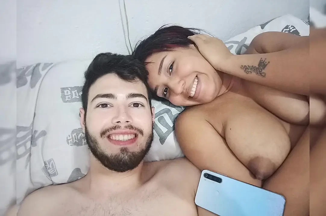 18 year old brunette big saggy tits from New York United States fucking her stepbrother's big dick part 20