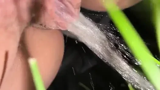 Sneaky Garage Blowjob From Huge Boob Freaky MILF