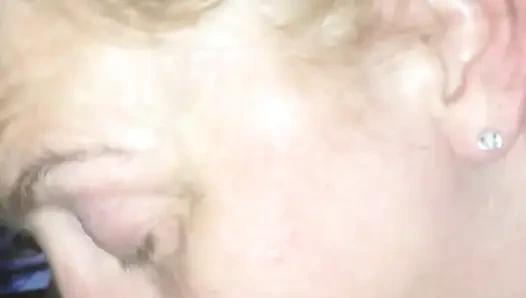 Redhead stepdaughter, deep throat’s daddy’s cock and swallows his load