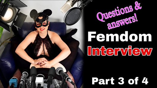 Femdom Q&A Interview 3 Real Couple Homemade Amateur BDSM Bondage Submissive Female Domination FLR Milf Stepmom