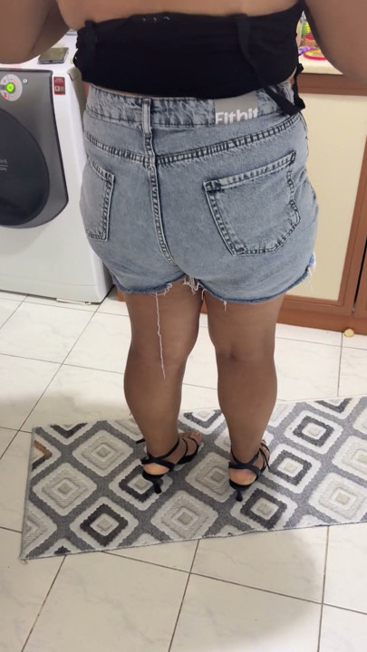 My big ass lover cooking in the kitchen is so | Clip 1