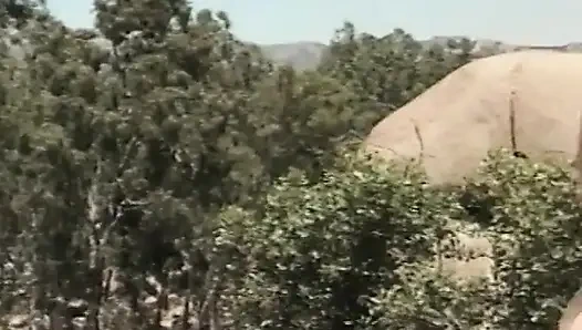 Ninja dude bangs horny asian milf outdoors