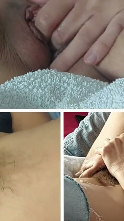 Horny mom undresses and masturbates with moans. Hot latina with big ass, hairy pussy, big tits, big ass. | Clip 1