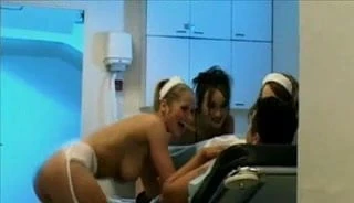 3-way nurse handjob
