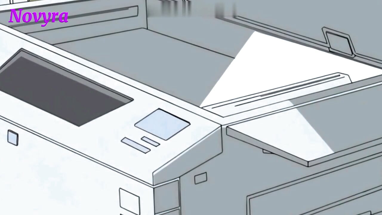 Office boss FK his office new employee