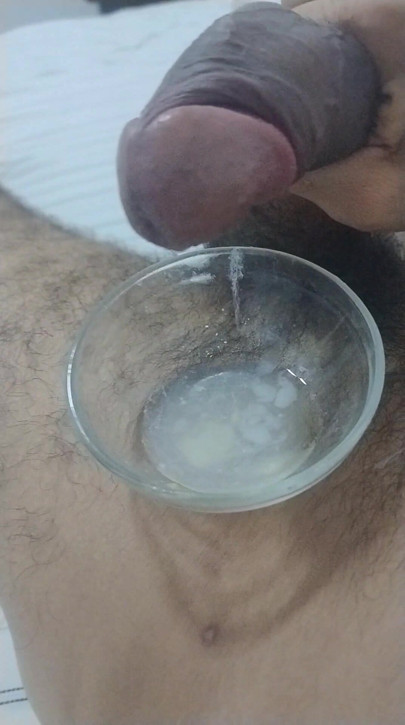 Sometimes I enjoy saving my cum for later..