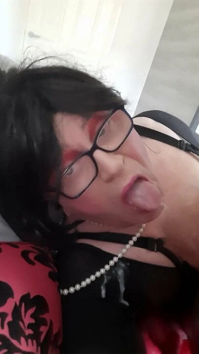 Spunked Over Cross Dresser
