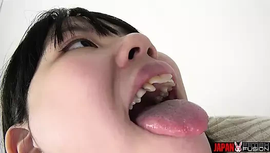 Amateur Girl Series - Observation of Amateur Girl Kanako's Tongue and Saliva Fetishism