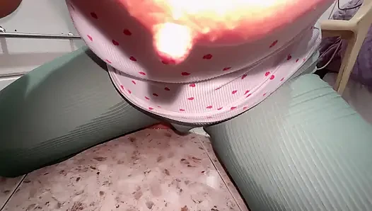 Wet fingers inside a young girl's pussy